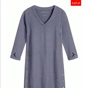 Sandwich linen summer dress